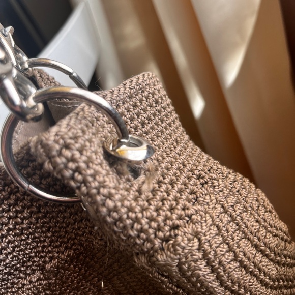 Vintage 90s The Sak crocheted shoulder bag - Picture 4 of 10
